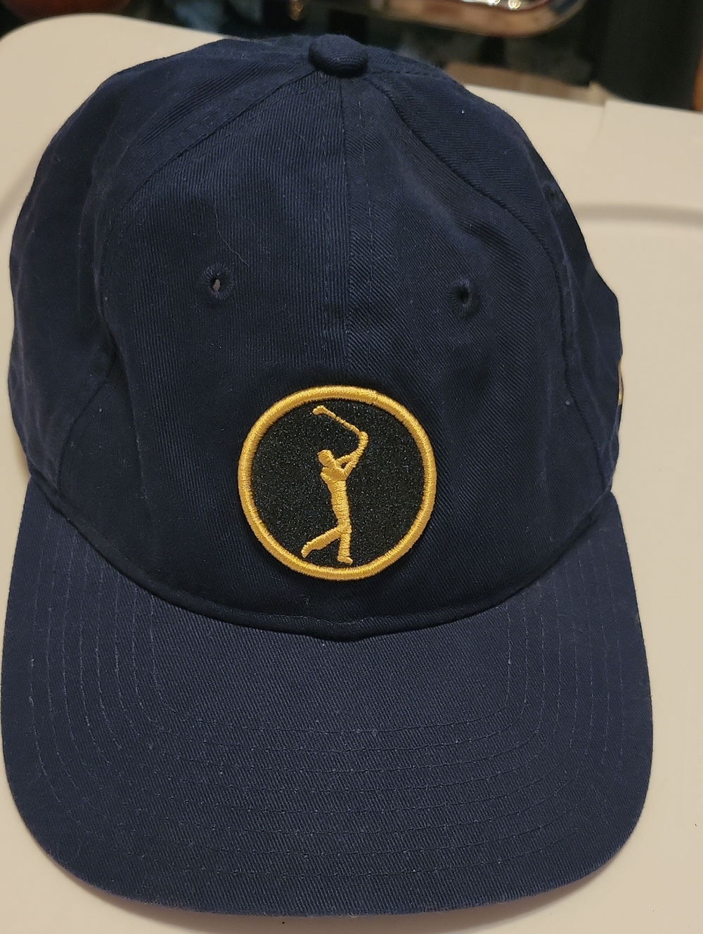 Men's New Era Navy THE PLAYERS Goldman Sparkly Emblem 9TWENTY Adjustable Hat